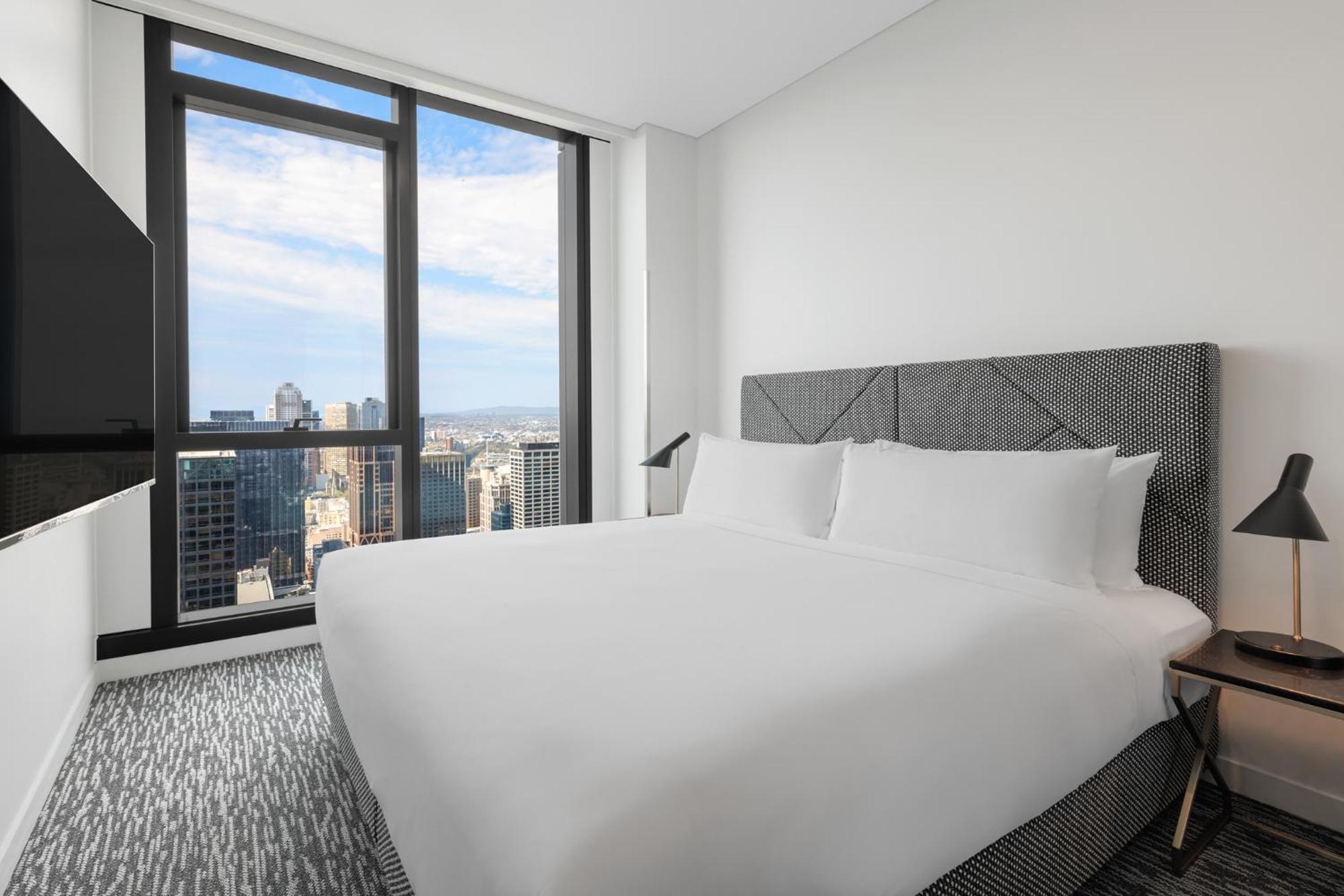 Meriton Suites Melbourne Eksteriør bilde A bedroom at the hotel