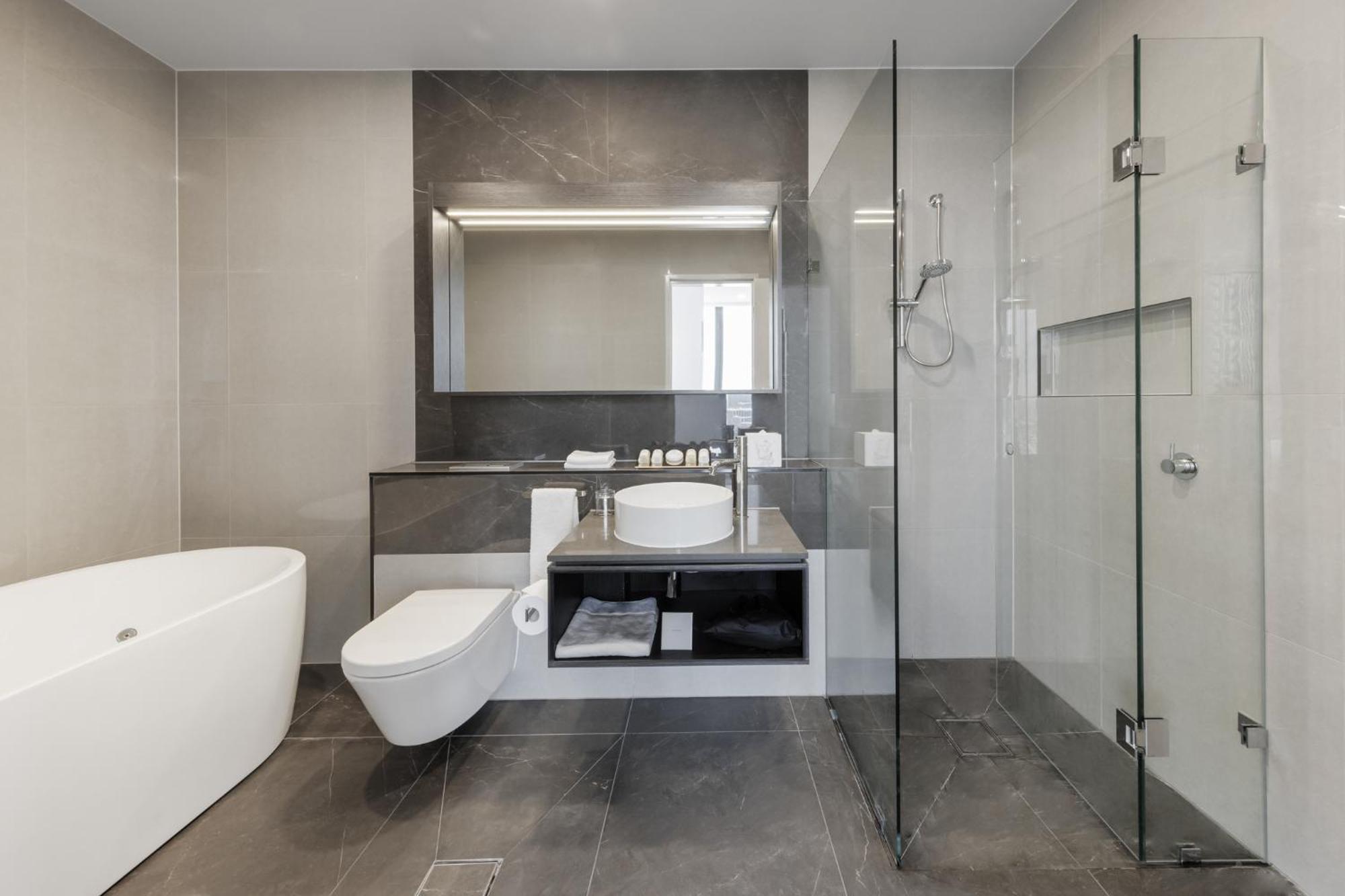 Meriton Suites Melbourne Eksteriør bilde Bathroom